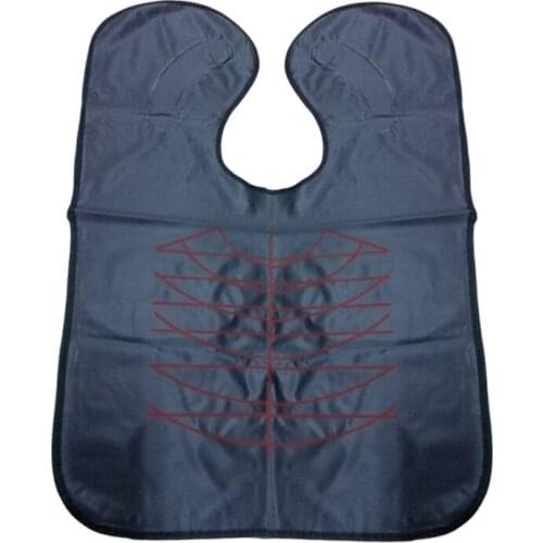 High Quality Hair Cutting Cape Cloth Barber Hairdressing Gown Dye Styling Cutting Salon Hair Cape Cloth Black PVC Shawl