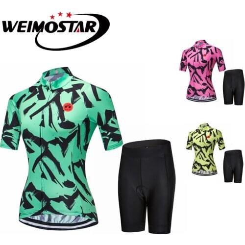 Women Cycling Jersey set Pro Team Cycling Sets Girls Maillot Ropa Ciclismo Bicycle Jersey Summer Bike Cycling Clothing suit