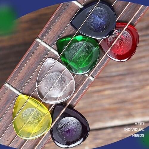 1pc Alice Durable Transparent Electric Bass Guitar Picks Waterdrop Shape Thickness 1.0 2.0 3.0 mm Guitar Picks Parts Accessory