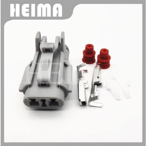 10/20/30 sets 7123-1424-40 Gray SWP female Waterproof plug fog lamp 2 Pin way auto connector plug socket for Ford VW AUDI
