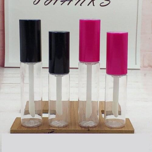 200Pieces 6ml 8ml Lip Gloss Tubes Empty Lip Gloss Containers Clear Lip Balm Bottle with Rubber Stoppers