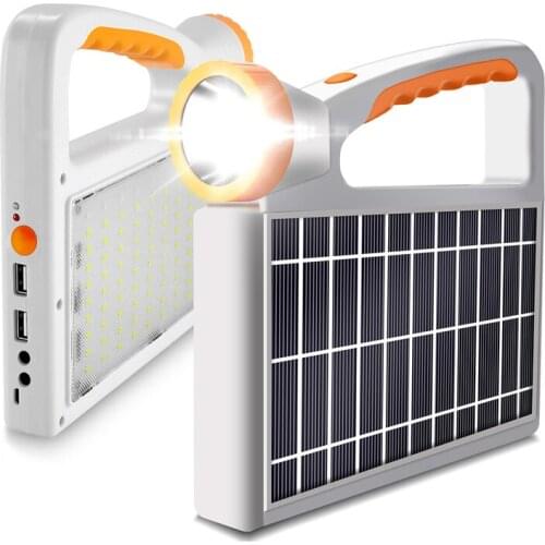3 IN 1 Solar USB Rechargeable LED Camping Lantern 50W 7200mAh Power Bank IP68 Waterproof Perfect Lantern Flashlight