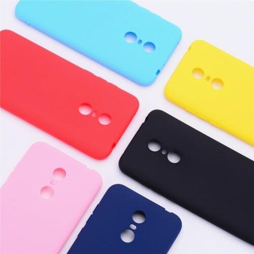 Color Matte Phone Cases For Xiaomi Redmi 5 / 5 Plus Case Silicone Soft TPU Back Cover For Xiaomi Redmi 5 Plus Case Coque Funda