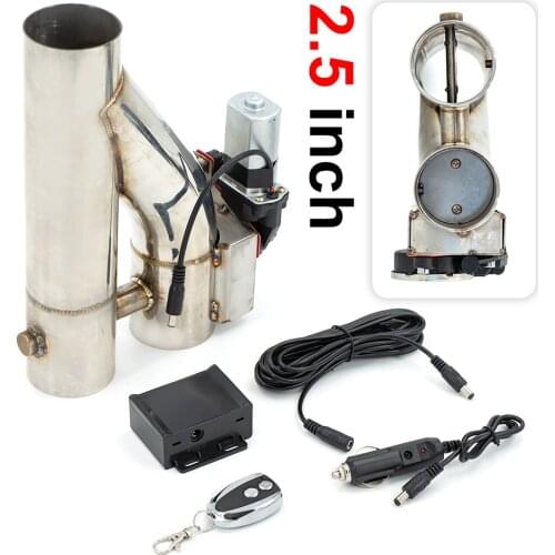 Hot sale 2.0"/2.25"/2.5" / 3" Stainless Steel Y type Pipe Electric Exhaust CutOut Cut Out Kits Double Valve YT-R