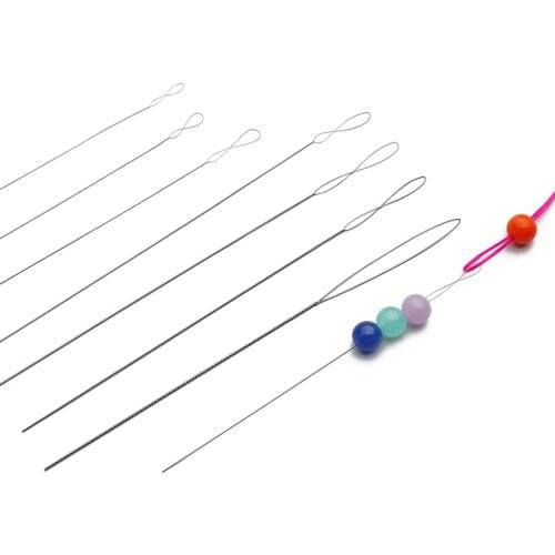 Oar Twist Pearl Needle Special Needle For Pearl Piercing Beaded Needle String Needle Extra Fine Perforation Needle 0.15-0.7mm