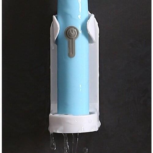 Creative Traceless Stand Rack Organizer Electric Wall-Mounted Holder Space Saving toothbrush holder Bathroom Accessories