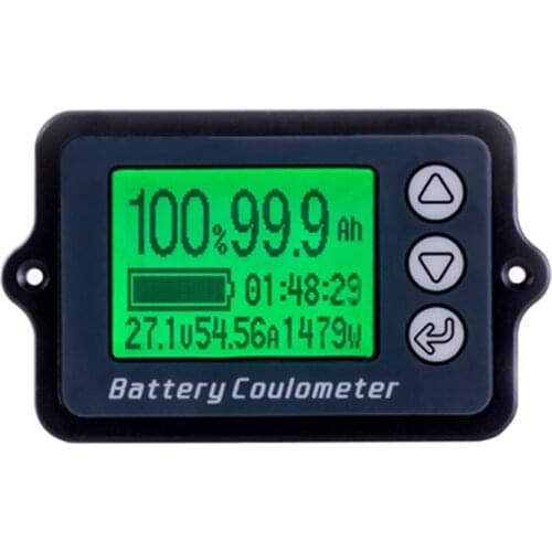 Coulombmeter coulomb meter Battery car saloon car battery lead acid battery lithium iron phosphate capacity display