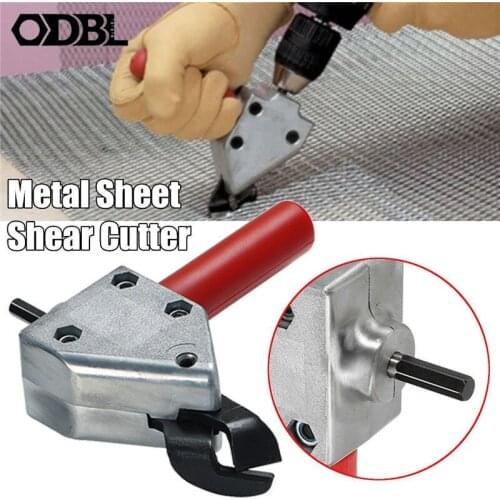 Multi-Function Electric Drill Scissors, Thin Metal Iron Plate Sheet Cutter Clipper Head Tool Accessories