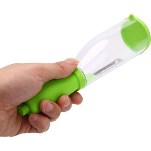 Multi-functional Peeler With A Container For Fruit And Vegetable Peeler Is Convenient And Simple Stainless Steel Storage Peeler
