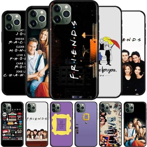 Soft Case for iPhone 11 12 Pro Max 12 Mini 7 8 XR SE X XS MAX 6 6s 7 8 Plus 5 5s 11 Pro tpu Phone cover Friends TV Show