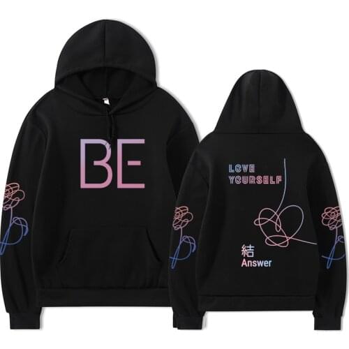 New Kpop Bangtan Boys Hoodie Album WILL BE Sweatshirts hoody hoodies Life goes on Fashion love yourself Hooded Women Girls Tops