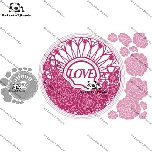 New Dies 2020 Camper Van Metal Main frame of Begonia blooming Dies diy Dies photo album cutting die Scg new for cuttinrapbook