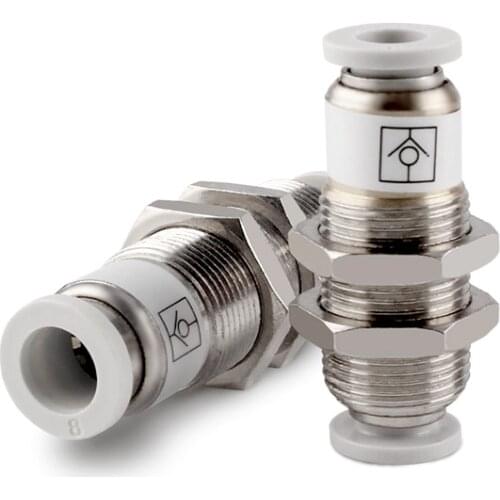 Pneumatic Check Valve One Way Non-return Valve Bulkhead Hose Tube One Touch Qucik Fitting Connector Coupling