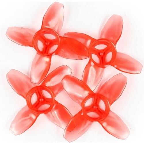 EMAX Avan Tinyhawk TH Turtlemode Propeller Clear Red 2CW+2CCW 4-Paddle 40mm For Indoor FPV RC Drone Model Multicopter Part