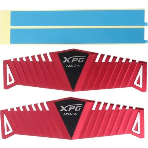 1Set Heatsink Radiator Cooler Cooling Heat Sink for Desktop Memory DDR2 DDR3 DDR4 Heat Dissipation Pad P9JD