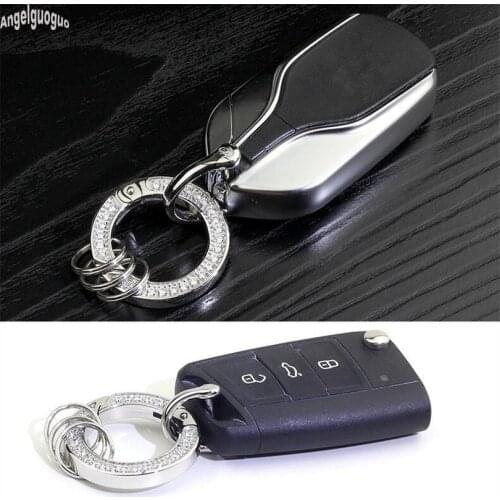Luxury Fashion Keychain For BMW AUDI VW Maserati etc 1 3 5 7 series X1 A3 A4 A6 Q7 Golf 7 6 etc Car Key Rings Chain Gift Styling