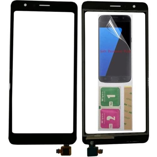 5.34'' Touch Screen For BQ Mobile BQ-5340 BQ 5340 Touch Screen Front Outer Glass Digitizer Sensor 3M Glue Protector Film
