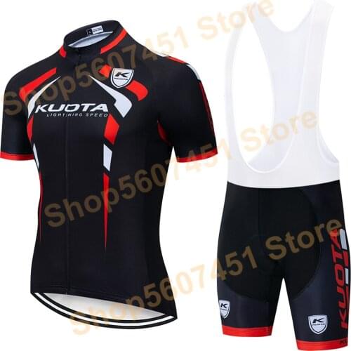 2022 Kuota 9D pad short sleeve cycling jersey bib shorts shirt set bike breathable clothes jersey pants ropa ciclismo