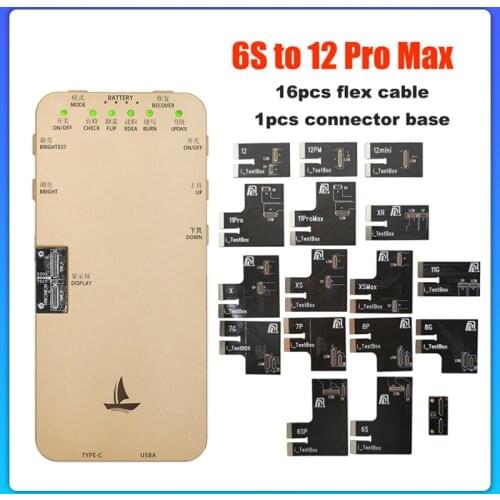 DL S200 LCD Screen Tester Cable For IPhone 6S 7 8 Plus X XS XR 11 12 Mini Pro MAX Ambient Light Sensor True Tone 3D Touch Repair