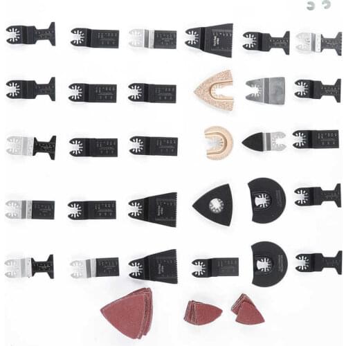 108pcs Universal Oscillating Saw Blades High-Carbon Steel Cutting Polishing Tool Set Compatible for Bosch Multi-X High quality