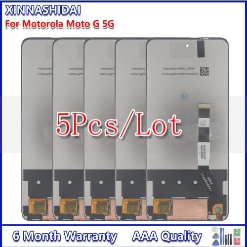 5pcsFor Moto G 5G XT2075 XT2075-2 LCD Display With Touch Screen Digitizer Assembly Perfect Repair For Moto G5G LCD