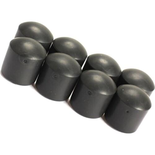 8pcs FASTER 5/8 Inch Black Foosball Soccer Football Table Rod Lid End Cap &T8