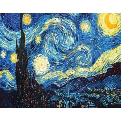 DIY 5D Diamond Painting Van Gogh Starry Night Cross Stitch kit Diamond Embroidery Abstract Mosaic Art Picture Craft Home Decor