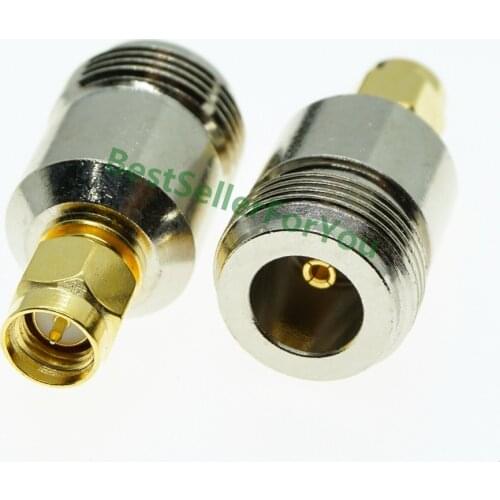 N Female Jack to SMA Male Plug RF WiFi Antenna Coax Adapter Converter Connector
