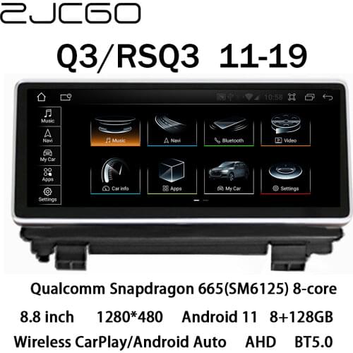 Car Multimedia Player Stereo GPS DVD Radio Navigation NAVI Android Screen Monitor MMI 2G 3G MIB System for Audi Q3 8U 2011~2019