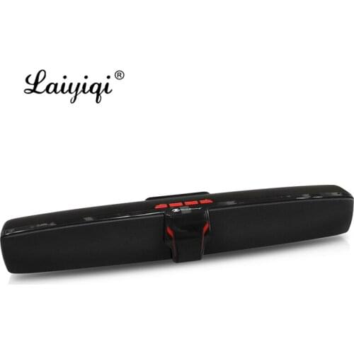 Laiyiqi digital display screen Bluetooth wireless 10W Strip sound box woofer Radio FM Bass 3D Stereo Loudspeaker home theater BT