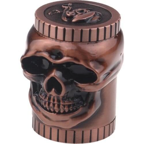 Really Cool Punk Skull Style Metal Tobacco Grinder Herbal Herb Hand Muller Smoke Grinders Smoking Accessories