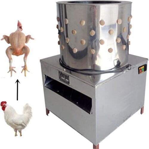 Turkey Chicken Plucker Plucking Machine Poultry De-Feather 50cm Stainless Steel