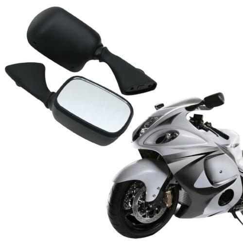 Motorcycle Left Right Side Rear View Mirrors For Suzuki Hayabusa GSX1300R GSXR1300 1997-2011