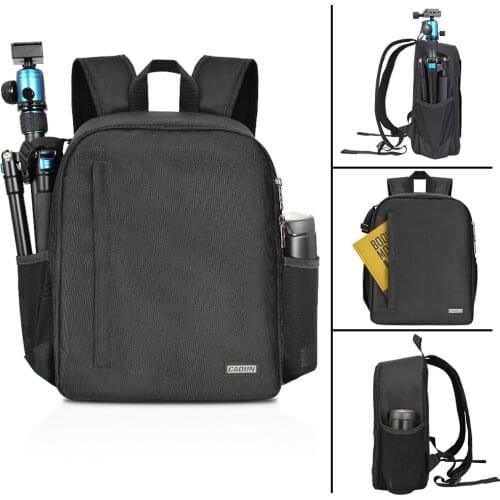 2021 new Camera Backpack Professional Waterproof Camera Storage Case Detachable High-elastic Mesh Bag 14.2 11 5.5 Inches