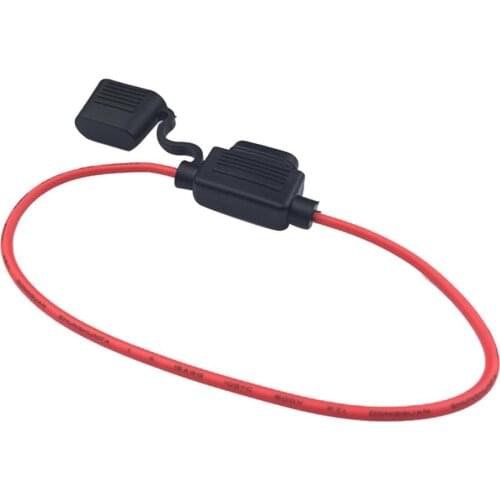 New Waterproof Car Auto Vehicle PVC Safety Fuse Holder Case Fuseholder with Wire