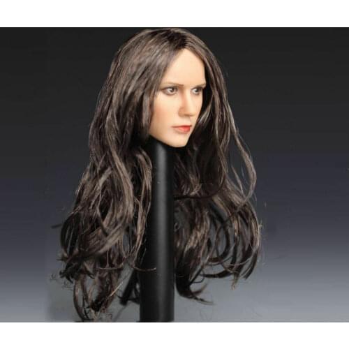 1:6 Scale Female PVC Head Sculpt Carved Model Fit 12inch Hot Toys Action Figure Body Doll Toy