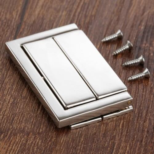 Toggle Latch Zinc Alloy Retro Silver Hasp Lock Toggle Buckle Clip Clasp Furniture Hardware Jewelry Gift Box Chest Decor 48*30mm