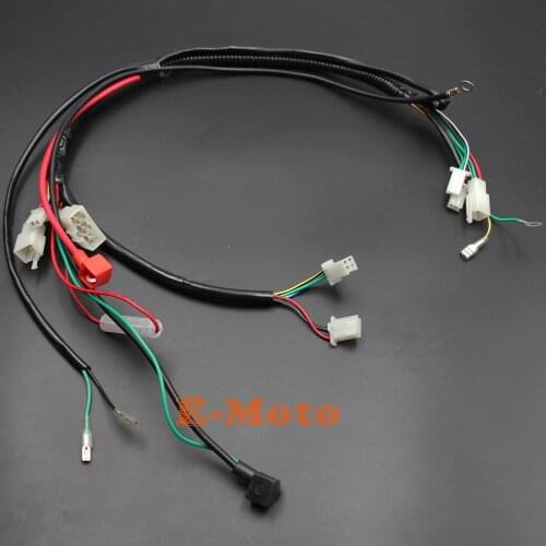 YX 150CC 200cc Kick& Electric Start Engine Wiring Harness Loom PIT Dirt Bike new E-Moto
