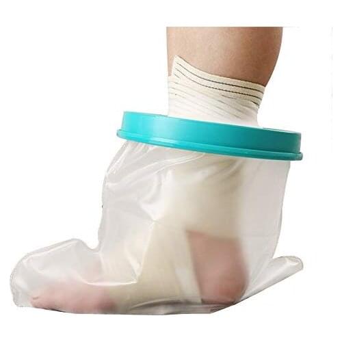 1Pc Waterproof Adults Sealcuff Cast Bandage Protector Wound Leg Ankle Support Equipment Watertight Shower Bath Healthcare Use