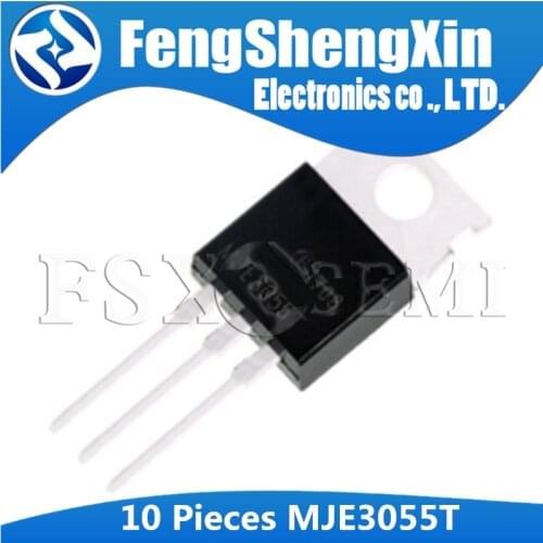 10pcs/lot MJE3055T MJE3055 TO-220 NPN Power Transistor