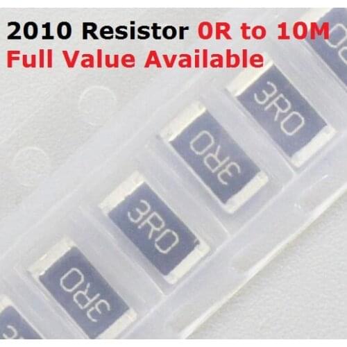 100PCS/lot SMD Chip 2010 Resistor 10R/11R/12R/13R/15R 5% Resistance 10/11/12/13/15/Ohm Resistors k Free Shipping