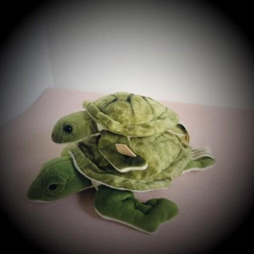 2019 Cute Soft Simulation Lepidochelys olivacea Tortoise Sea turtle Plush Toy Doll Children Kids Boys Birthday Gift PP Cotton