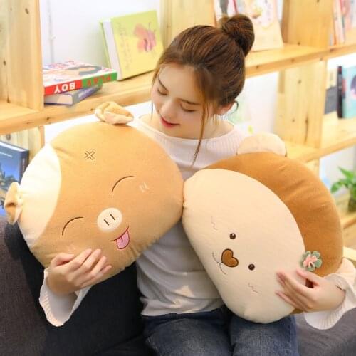 40cm Cute Rabbit/Dog/Bear/Cow Plush Pillow Soft Stuffed Cartoon Animal Dolls Sofa Decoration Toys Cushion Kids Birthday Gifts