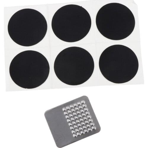 6Pcs Bicycle Rubber Patch Bike Tire Tyre Puncture Repair Tool Kit Rubber Patch Self-Adhesive Bicycle Maintenance Accessories