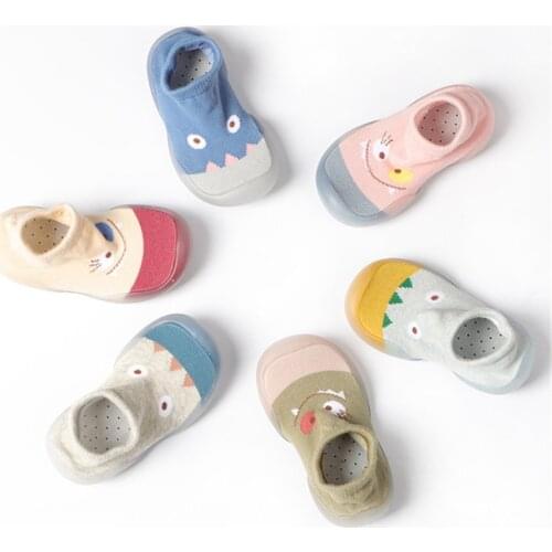 Baby Toddler Shoes Non-Slip Shark girl boy Sock Floor Anti-Off Foot 5Sizes 5Colors KeDing