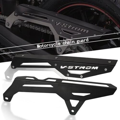 Motorcycle CNC Aluminium Chain Guard Cover Protector FOR SUZUKI V-STROM 650 VSTROM 650XT DL650 DL1000 1000XT 2004-2020 2005 06