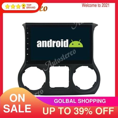 Android10 Car No DVD Player GPS Navigation For Jeep Wrangler 2013-2018 Car Multimedia Player Auto Radio Stereo Head Unit DSP IPS