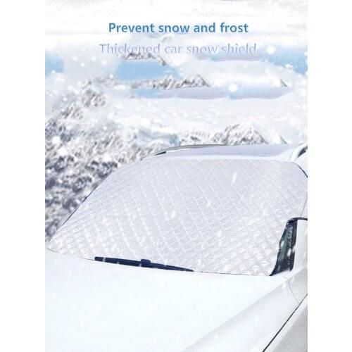Car sunshade, snow shield, sunscreen and heat insulation windshield cover, car half car clothing, winter car snow cover