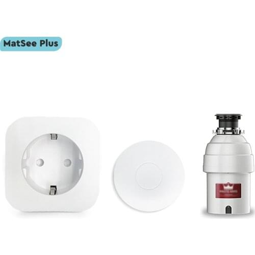 Food Garbage Disposal Waste Grinder Wireless Switch Self-powered Remote Control Socket EU Korea 10A No Drilling Plug and Use