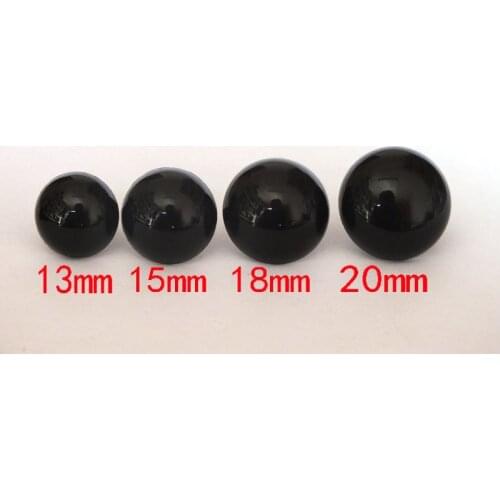 80Pcs/40 Pairs 13mm/15mm/18mm/20mm Black Plastic Doll Safety Eyes For Toy Bear Dolls